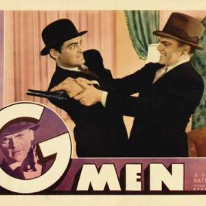 James Cagney and Edward Pawley in 'G' Men (1935)