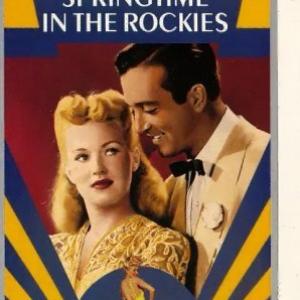 Betty Grable and John Payne in Springtime in the Rockies (1942)