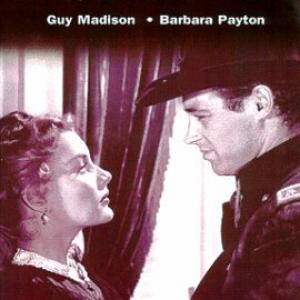 Guy Madison and Barbara Payton in Drums in the Deep South 1951