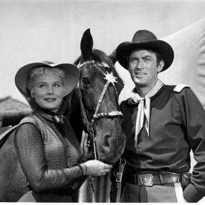 Gregory Peck and Barbara Payton Only The Valiant 1951 Warner Brothers
