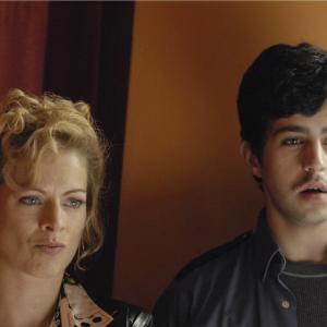 Still of Josh Peck and Molly Price in What Goes Up (2009)
