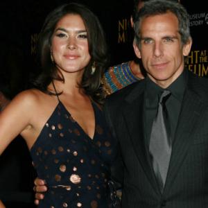 Mizuo Peck and Ben Stiller at the Night at Museum New York Premiere