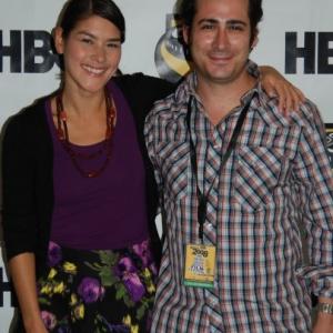 Mizuo Peck and Ian Fischer at the Philadelphia Asian American Film Festival screening of Magritte Moment