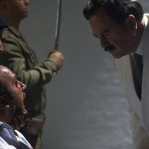 Playing the part of a torture victim in Saddam's Tribe: Bound by Blood Saddam been played by Stanley Townsend.