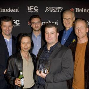The director and cast of A Lonely Place For Dying wins the Heineken Red Star Award