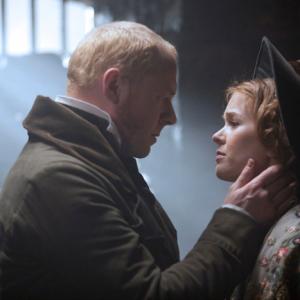 Still of Isla Fisher and Simon Pegg in Burke and Hare 2010