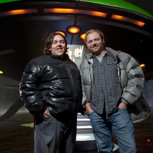 Still of Nick Frost and Simon Pegg in Polas (2011)