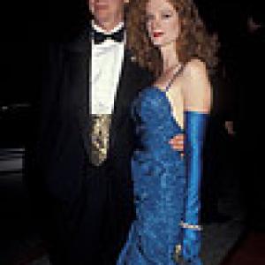 Lisa Pelikan and Bruce Davison at The Academy Awards