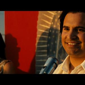 Still of Rosario Dawson and Michael Peña in Cesar Chavez (2014)