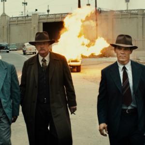 Still of Josh Brolin, Robert Patrick, Michael Peña and Anthony Mackie in Gangsteriu medziotojai (2013)