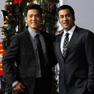 John Cho and Kal Penn at event of A Very Harold & Kumar 3D Christmas (2011)