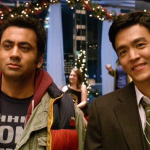 Still of John Cho and Kal Penn in A Very Harold & Kumar 3D Christmas (2011)