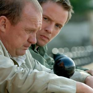 Still of Peter Firth and Rupert Penry-Jones in Spooks (2002)