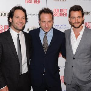 Hugh Dancy Jesse Peretz and Paul Rudd at event of Our Idiot Brother 2011