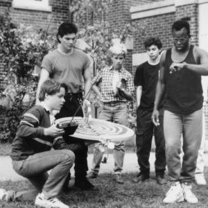 Still of George Perez Shawn Phelan and TE Russell in Toy Soldiers 1991