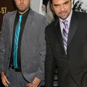 Manny Perez and Josh Crook at the LA SOGA Premiere in NYC.