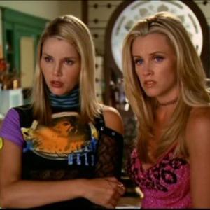 Melody Perkins with Jenny McCarthy on Charmed