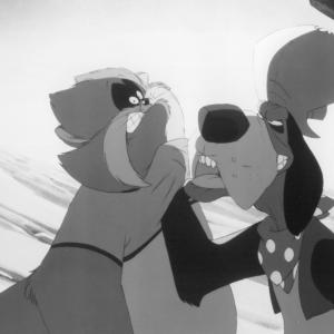 Still of John Cleese Cathy Cavadini Nehemiah Persoff and Erica Yohn in An American Tail Fievel Goes West 1991