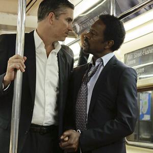 Still of Jim Caviezel and Clarke Peters in Person of Interest 2011