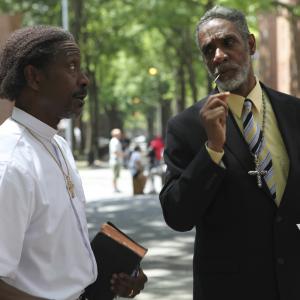Still of Thomas Jefferson Byrd and Clarke Peters in Red Hook Summer (2012)
