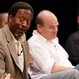 Clarke Peters and David Simon at event of Blake (2002)