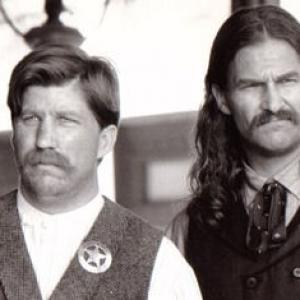 Robert Peters and Jeff Bridges in Wild Bill