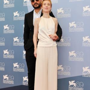 Franziska Petri and Kirill Serebrennikov at the Venice Film Festival