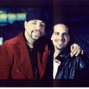 Ice T & JP Pettinato on the set of 