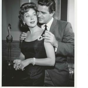 Guest Star Ida Lupino and James Philbrook pose as newlyweds in an effort to unmask a murder-for-insurance ring in 