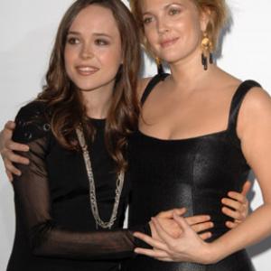 Drew Barrymore and Ellen Page at event of Whip It (2009)