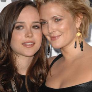Drew Barrymore and Ellen Page at event of Whip It (2009)