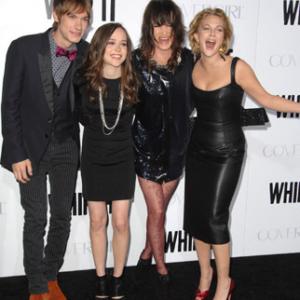 Drew Barrymore Juliette Lewis Ellen Page and Landon Pigg at event of Whip It 2009