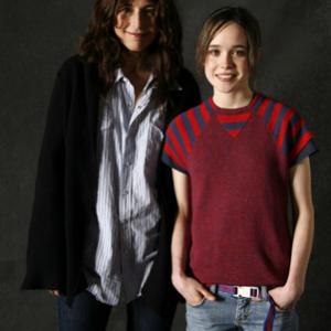 Catherine Keener and Ellen Page at event of An American Crime 2007