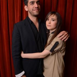 Ellen Page and Zal Batmanglij at event of The East (2013)