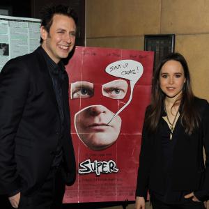 James Gunn and Ellen Page at event of Super 2010