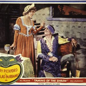 The Taming of the Shrew Lobby Card Mary Pickford Douglas Fairbanks 1929 United Artists