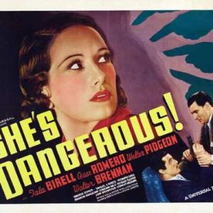 Cesar Romero Tala Birell and Walter Pidgeon in Shes Dangerous 1937