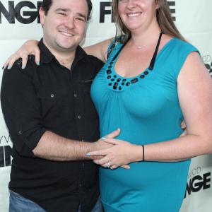 Bradley Pierce and his wife Shari Pierce, red carpet and the opening of the Los Angeles Fringe Festival