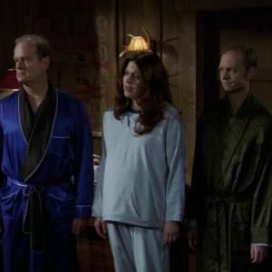 Still of Kelsey Grammer, David Hyde Pierce and Jane Leeves in Frasier (1993)