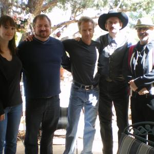 Uncovering Aliens a RawTV production Discovery Network 2014 with cast L to R Maureen Elsberry Mike Bara George Pilgrim Derrel Sims and Steven Jones