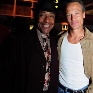 Giancarlo Esposito (AMC's Breaking Bad & NBC's JJ Abrams Revolution & Search IV Truth) with George Pilgrim (Search IV Truth)