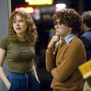 Still of Emile Hirsch and Alison Pill in Milk 2008
