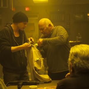 Still of Michael Pitt and Burt Young in Rob the Mob (2014)