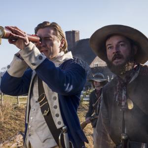 Captain Tallmadge & Caleb Brewster recon the British Garrison in Setauket. As played by Seth Numrich and Daniel Henshall on TURN