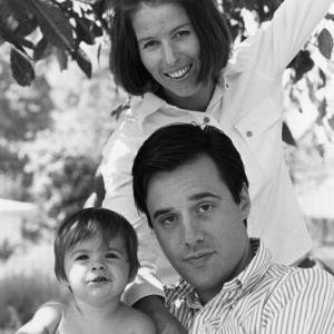 Peter Bogdanovich at home with his wife Polly Platt and their daughter Antonia