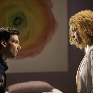 Still of Frank Grillo and Victoria Gabrielle Platt in The Gates 2010