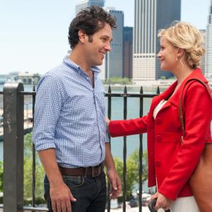 Still of Amy Poehler and Paul Rudd in They Came Together 2014