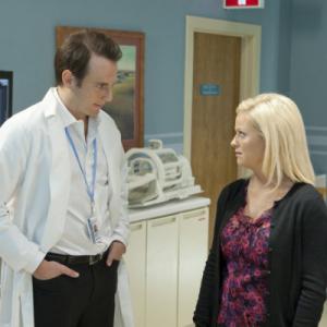 Still of Will Arnett and Amy Poehler in Parks and Recreation 2009