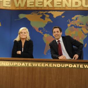 Still of Amy Poehler and Seth Meyers in Saturday Night Live 1975