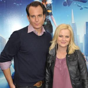 Will Arnett and Amy Poehler at event of Monsters vs. Aliens (2009)